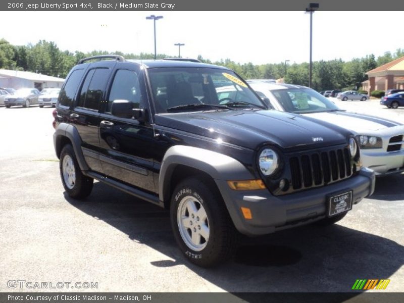 Black / Medium Slate Gray 2006 Jeep Liberty Sport 4x4