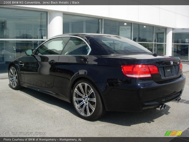Jerez Black Metallic / Black 2008 BMW M3 Convertible