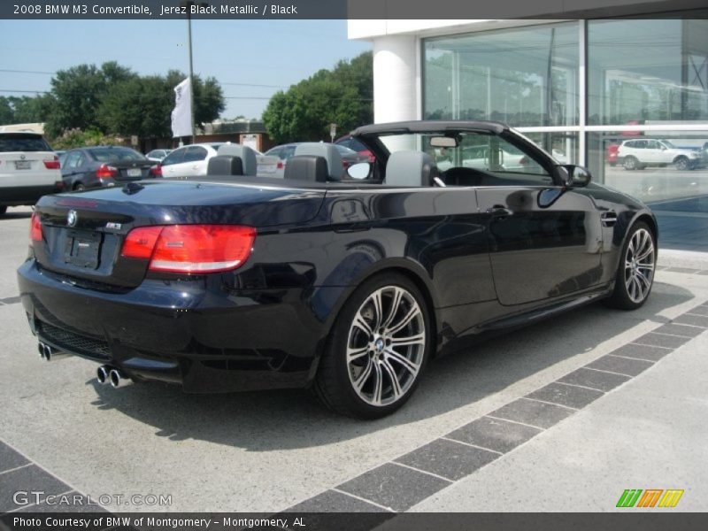 Jerez Black Metallic / Black 2008 BMW M3 Convertible
