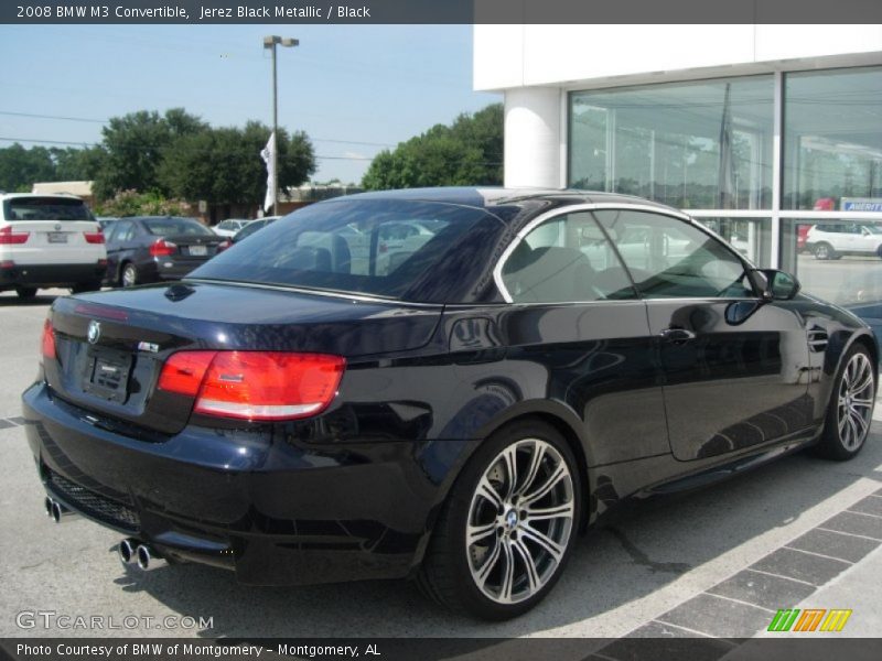 Jerez Black Metallic / Black 2008 BMW M3 Convertible