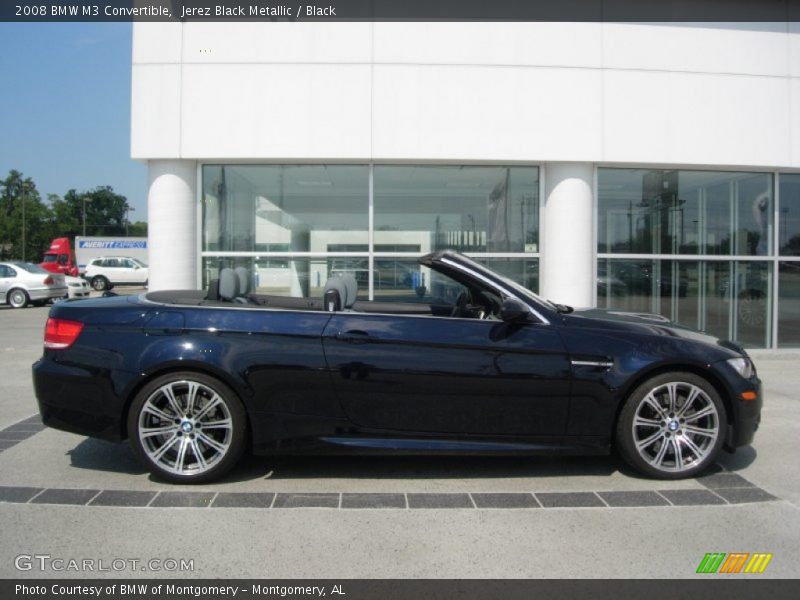 Jerez Black Metallic / Black 2008 BMW M3 Convertible