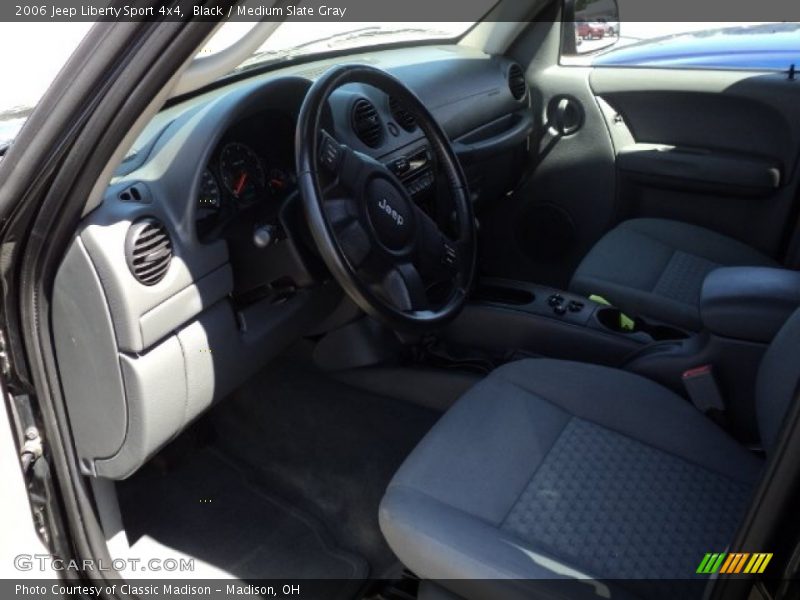 Black / Medium Slate Gray 2006 Jeep Liberty Sport 4x4