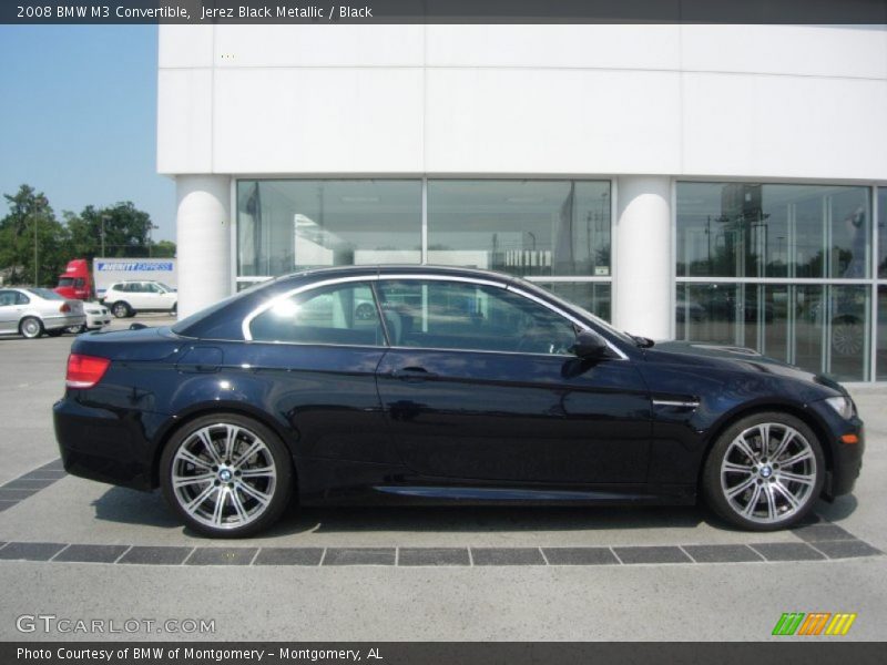 Jerez Black Metallic / Black 2008 BMW M3 Convertible