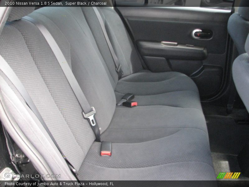 Super Black / Charcoal 2010 Nissan Versa 1.8 S Sedan