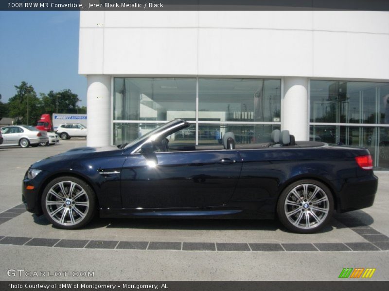 Jerez Black Metallic / Black 2008 BMW M3 Convertible