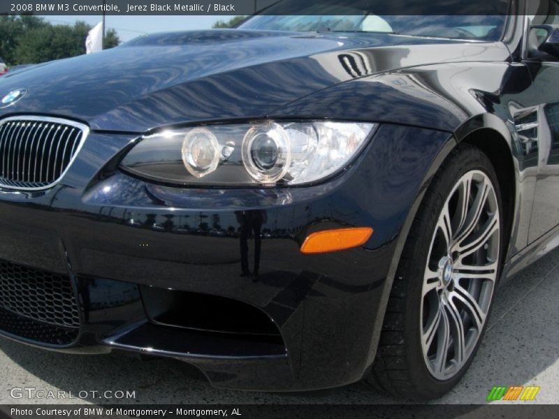 Jerez Black Metallic / Black 2008 BMW M3 Convertible