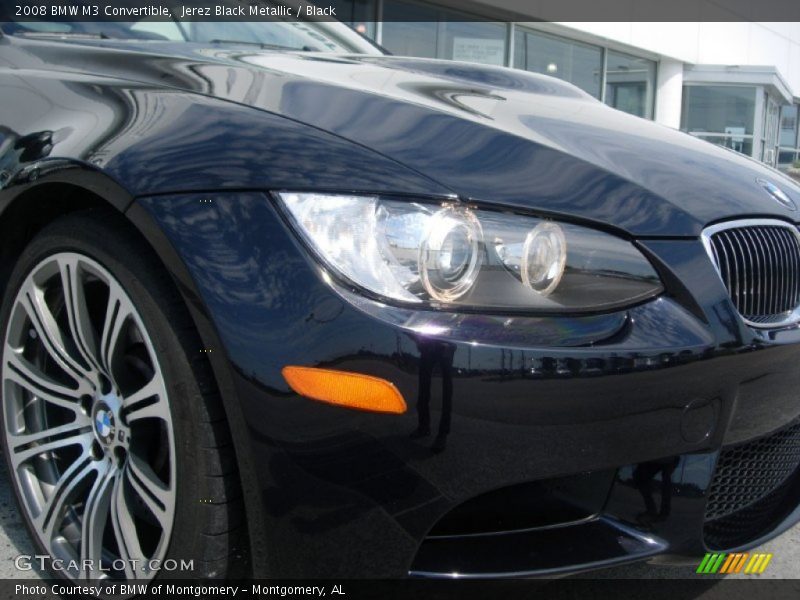 Jerez Black Metallic / Black 2008 BMW M3 Convertible