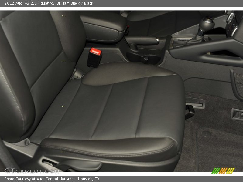 Brilliant Black / Black 2012 Audi A3 2.0T quattro