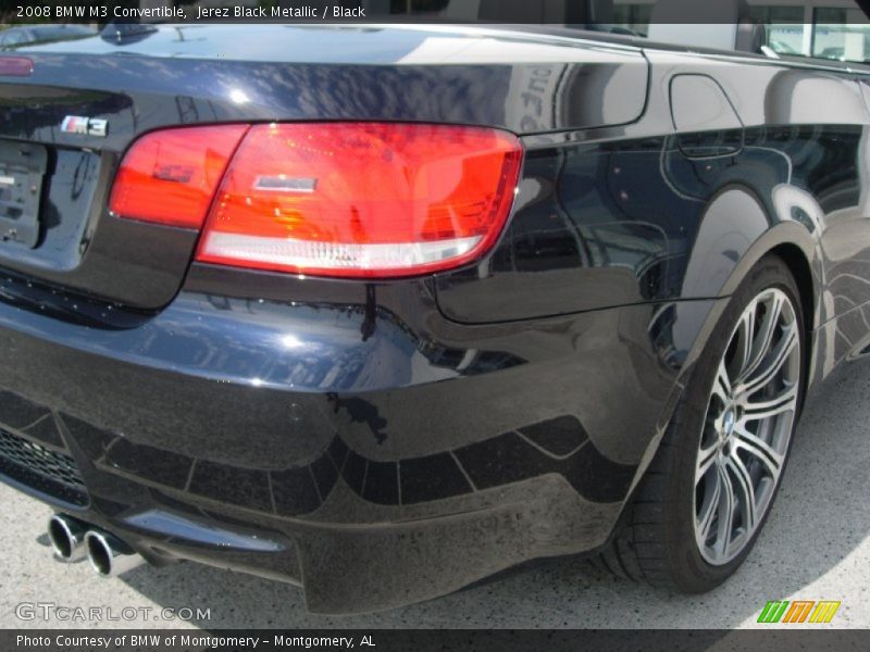 Jerez Black Metallic / Black 2008 BMW M3 Convertible