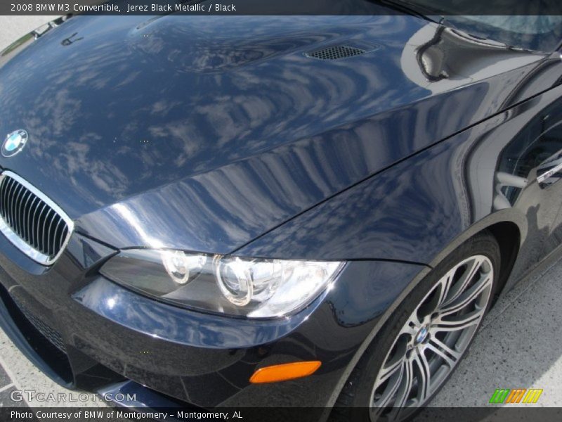 Jerez Black Metallic / Black 2008 BMW M3 Convertible