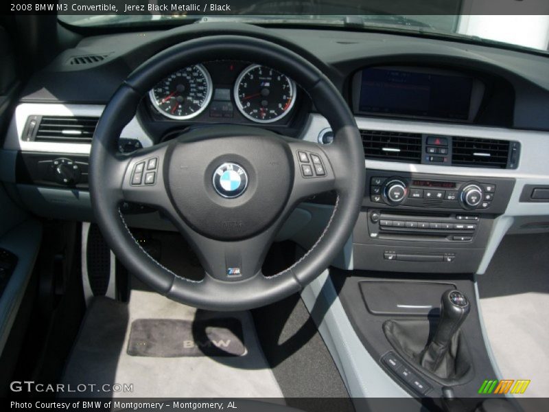 Jerez Black Metallic / Black 2008 BMW M3 Convertible