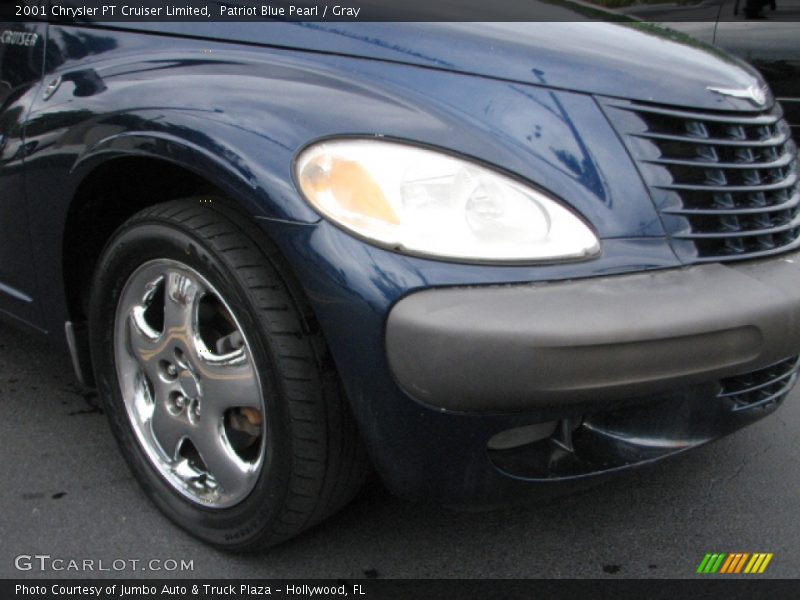 Patriot Blue Pearl / Gray 2001 Chrysler PT Cruiser Limited