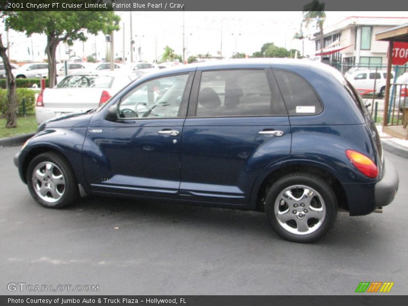 Patriot Blue Pearl / Gray 2001 Chrysler PT Cruiser Limited