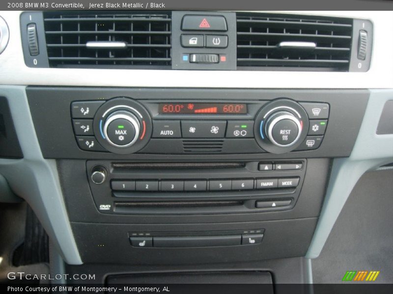 Jerez Black Metallic / Black 2008 BMW M3 Convertible