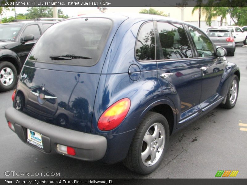 Patriot Blue Pearl / Gray 2001 Chrysler PT Cruiser Limited