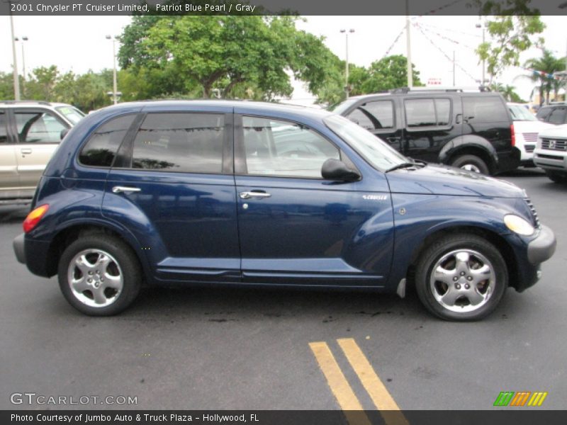 Patriot Blue Pearl / Gray 2001 Chrysler PT Cruiser Limited