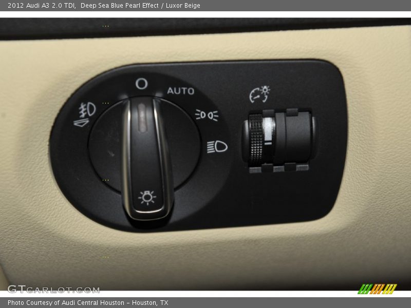 Controls of 2012 A3 2.0 TDI