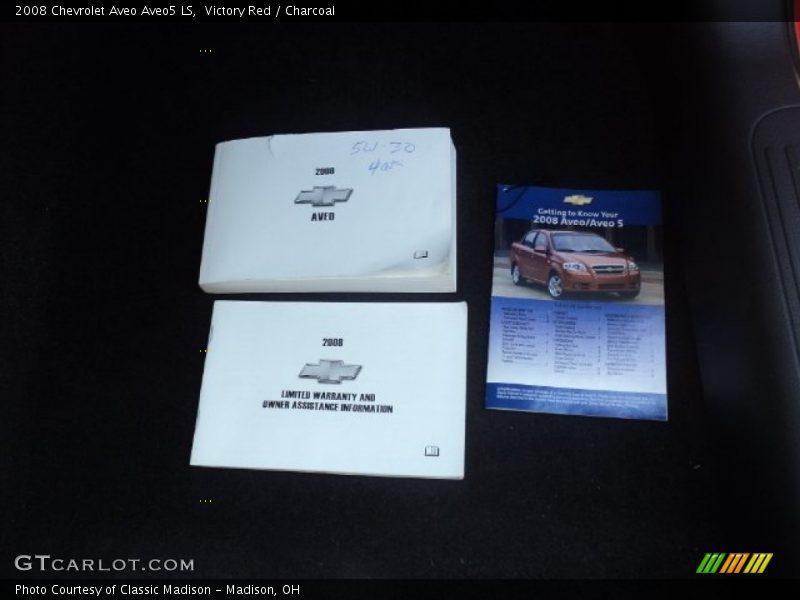 Victory Red / Charcoal 2008 Chevrolet Aveo Aveo5 LS