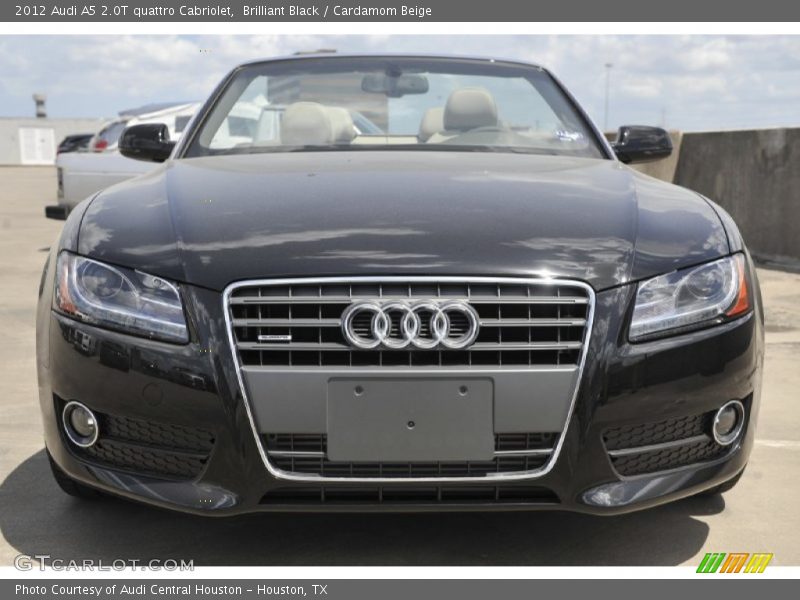 Brilliant Black / Cardamom Beige 2012 Audi A5 2.0T quattro Cabriolet