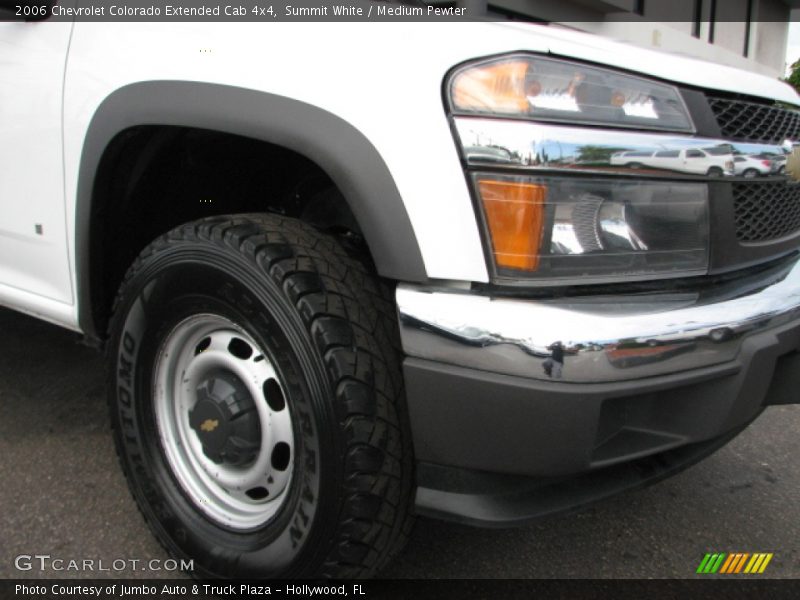 Summit White / Medium Pewter 2006 Chevrolet Colorado Extended Cab 4x4