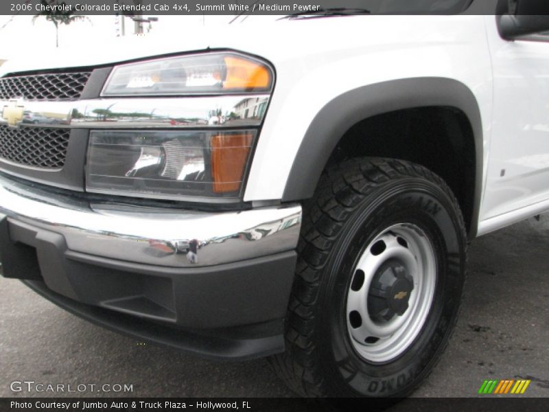 Summit White / Medium Pewter 2006 Chevrolet Colorado Extended Cab 4x4