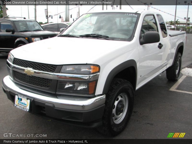 Summit White / Medium Pewter 2006 Chevrolet Colorado Extended Cab 4x4