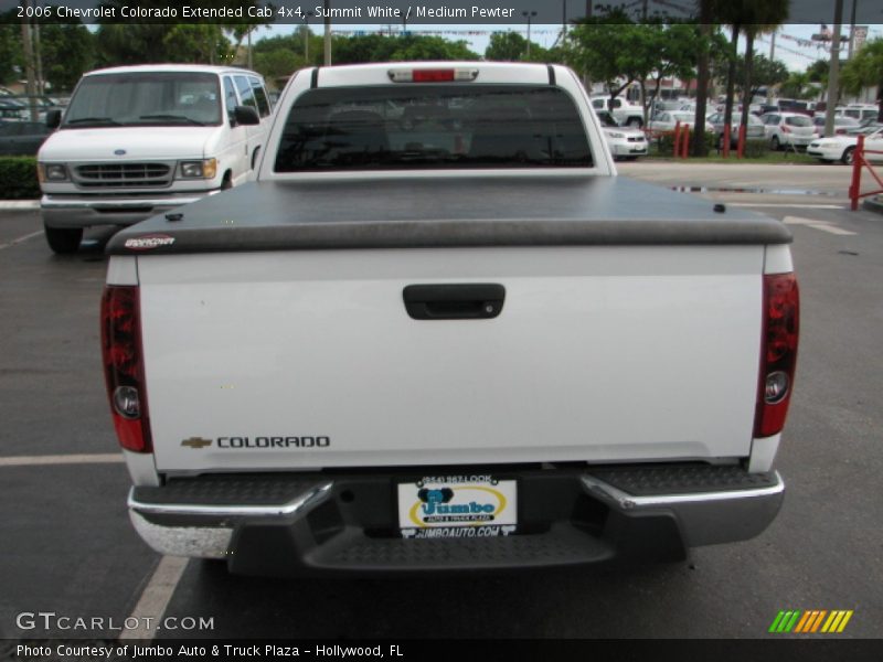 Summit White / Medium Pewter 2006 Chevrolet Colorado Extended Cab 4x4