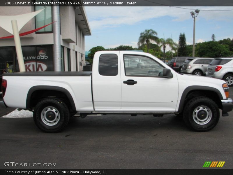 Summit White / Medium Pewter 2006 Chevrolet Colorado Extended Cab 4x4