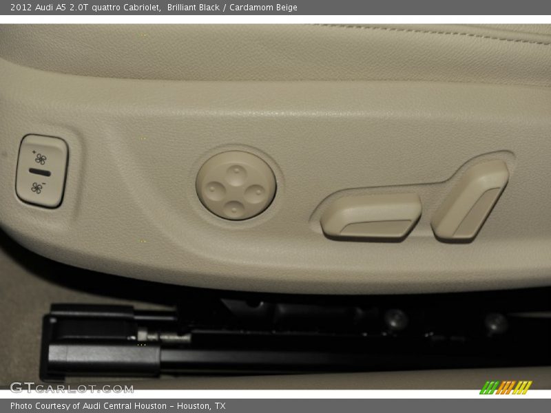 Brilliant Black / Cardamom Beige 2012 Audi A5 2.0T quattro Cabriolet