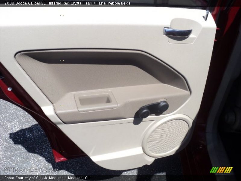 Inferno Red Crystal Pearl / Pastel Pebble Beige 2008 Dodge Caliber SE