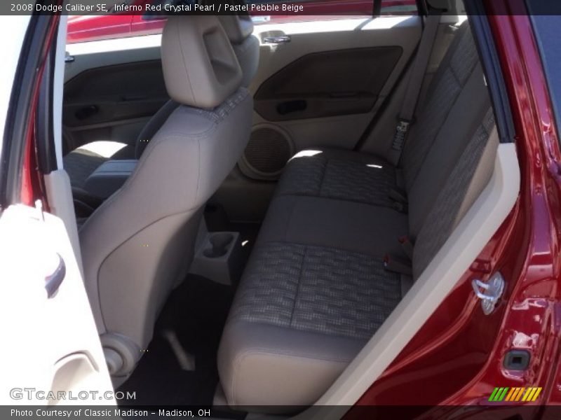 Inferno Red Crystal Pearl / Pastel Pebble Beige 2008 Dodge Caliber SE
