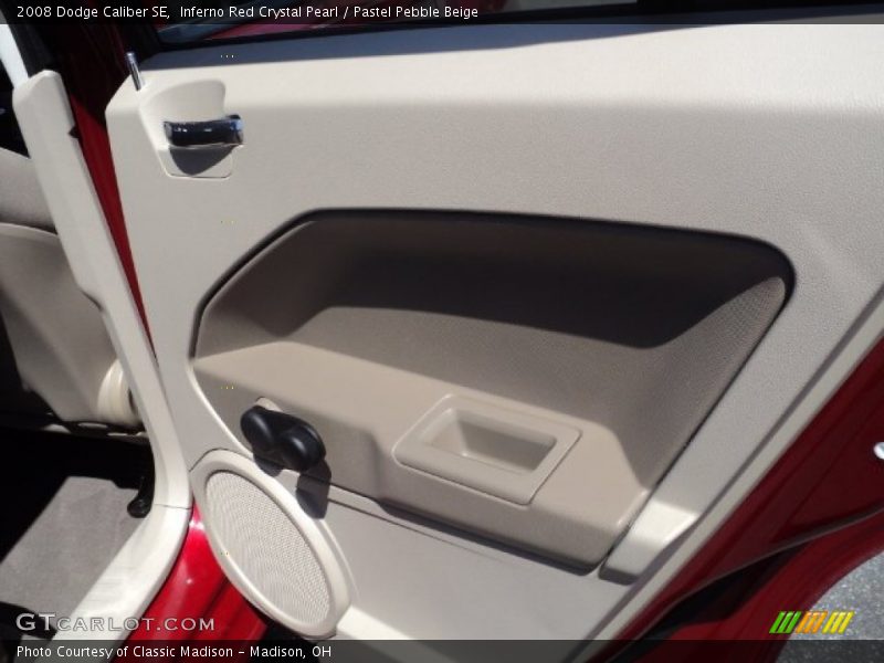 Inferno Red Crystal Pearl / Pastel Pebble Beige 2008 Dodge Caliber SE