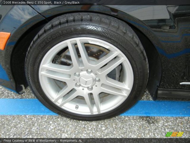 Black / Grey/Black 2008 Mercedes-Benz C 350 Sport