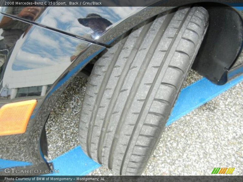 Black / Grey/Black 2008 Mercedes-Benz C 350 Sport