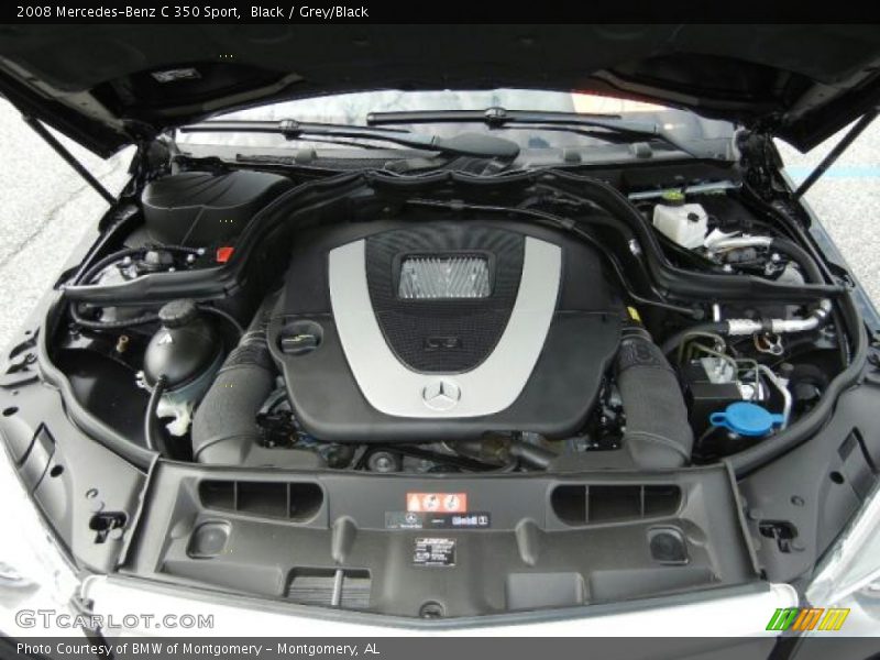 Black / Grey/Black 2008 Mercedes-Benz C 350 Sport