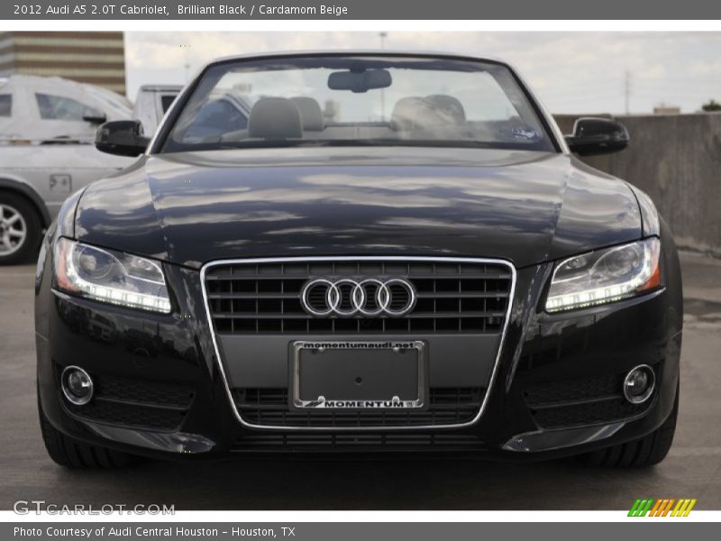 Brilliant Black / Cardamom Beige 2012 Audi A5 2.0T Cabriolet