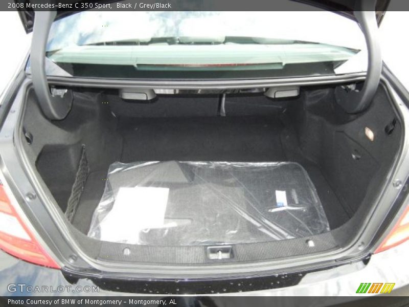 Black / Grey/Black 2008 Mercedes-Benz C 350 Sport