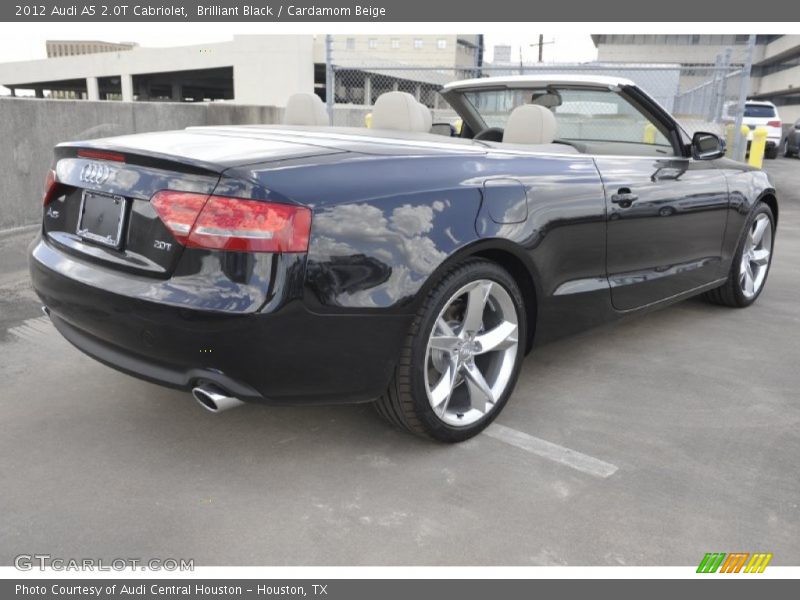 Brilliant Black / Cardamom Beige 2012 Audi A5 2.0T Cabriolet