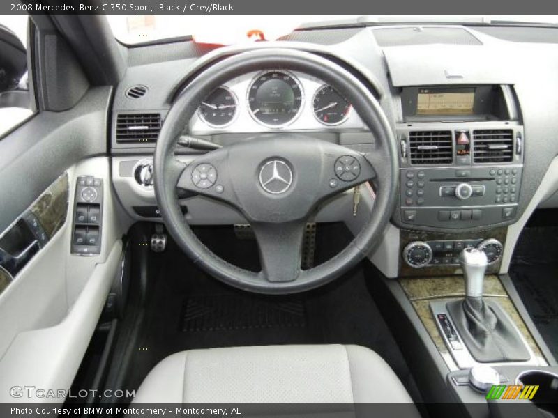 Black / Grey/Black 2008 Mercedes-Benz C 350 Sport