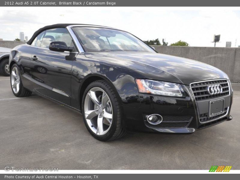 Brilliant Black / Cardamom Beige 2012 Audi A5 2.0T Cabriolet