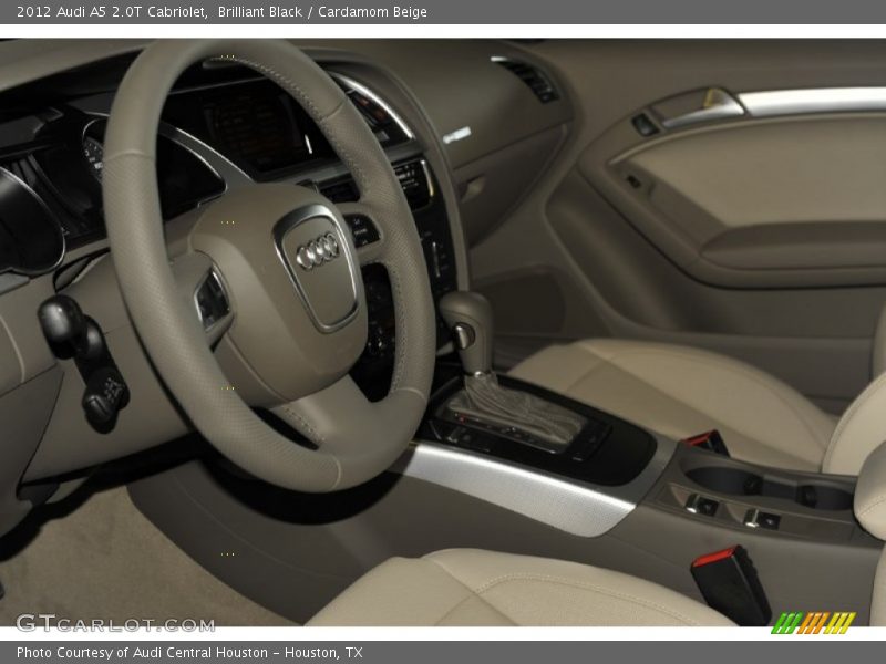 Brilliant Black / Cardamom Beige 2012 Audi A5 2.0T Cabriolet