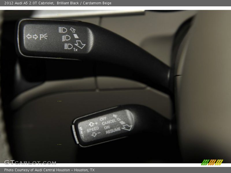 Controls of 2012 A5 2.0T Cabriolet