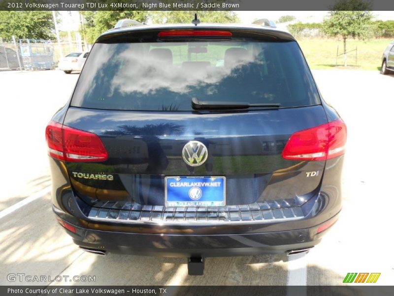 Night Blue Metallic / Saddle Brown 2012 Volkswagen Touareg TDI Lux 4XMotion