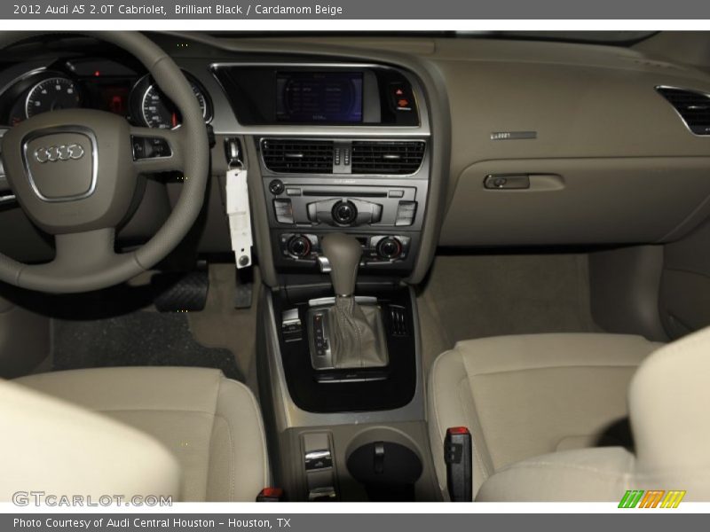 Brilliant Black / Cardamom Beige 2012 Audi A5 2.0T Cabriolet