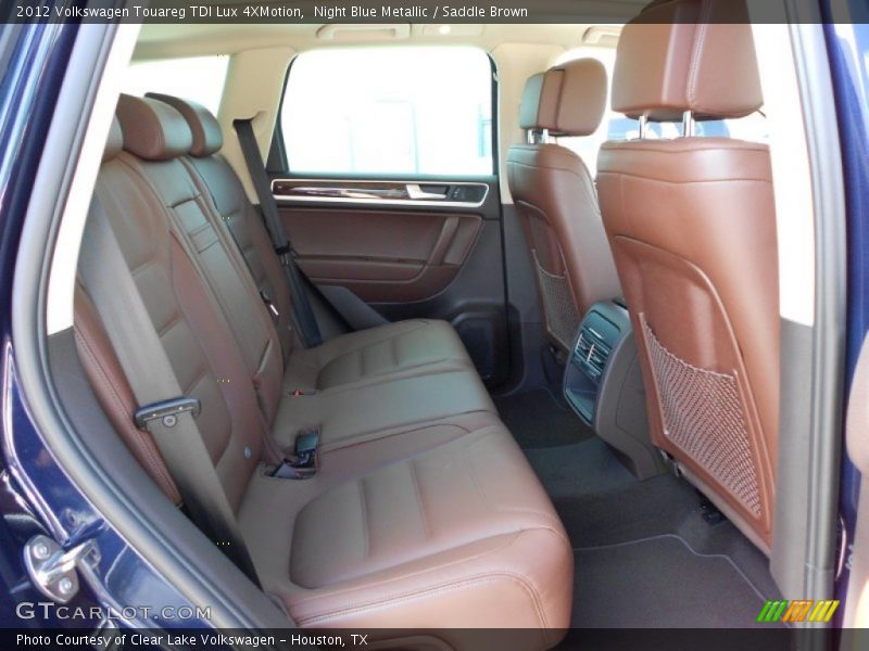  2012 Touareg TDI Lux 4XMotion Saddle Brown Interior