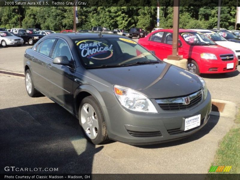 Techno Gray / Gray 2008 Saturn Aura XE 3.5