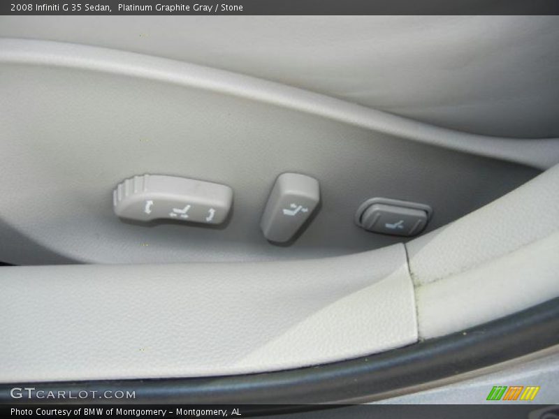 Platinum Graphite Gray / Stone 2008 Infiniti G 35 Sedan