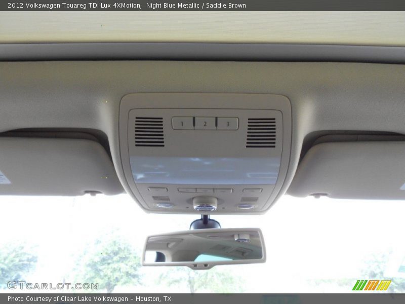 Night Blue Metallic / Saddle Brown 2012 Volkswagen Touareg TDI Lux 4XMotion
