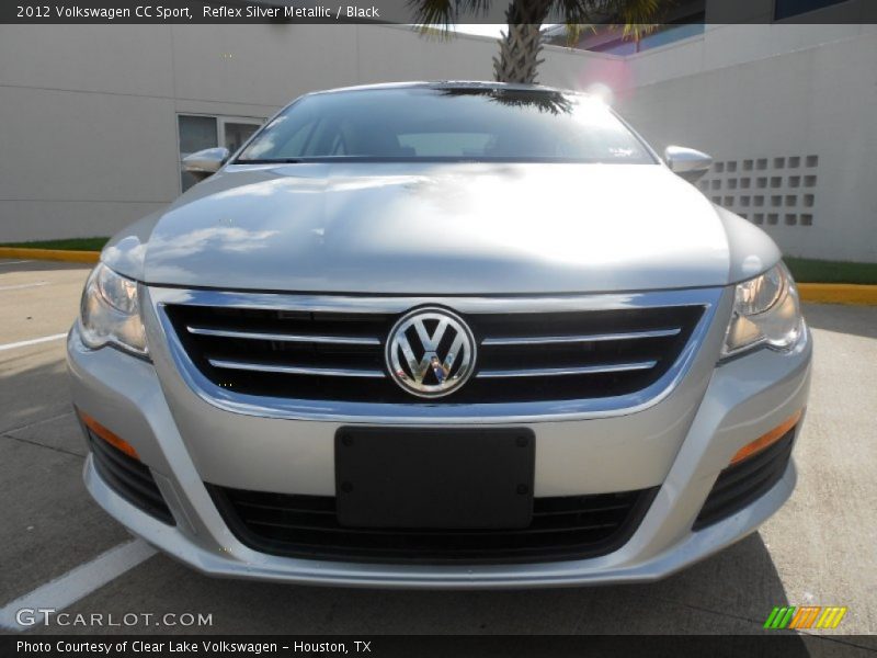 Reflex Silver Metallic / Black 2012 Volkswagen CC Sport