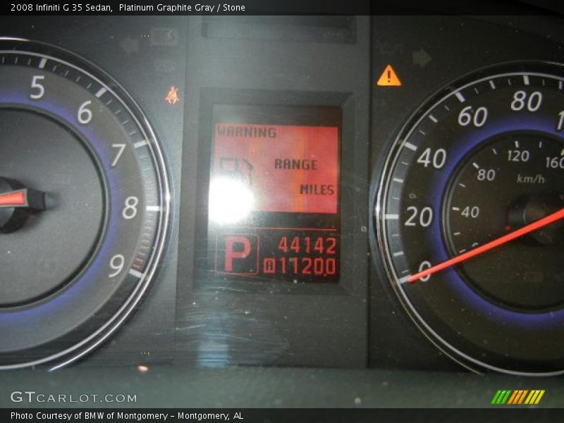 Platinum Graphite Gray / Stone 2008 Infiniti G 35 Sedan
